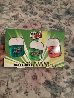 New Mountain Dew Hand Sanitizer Set-3 pack